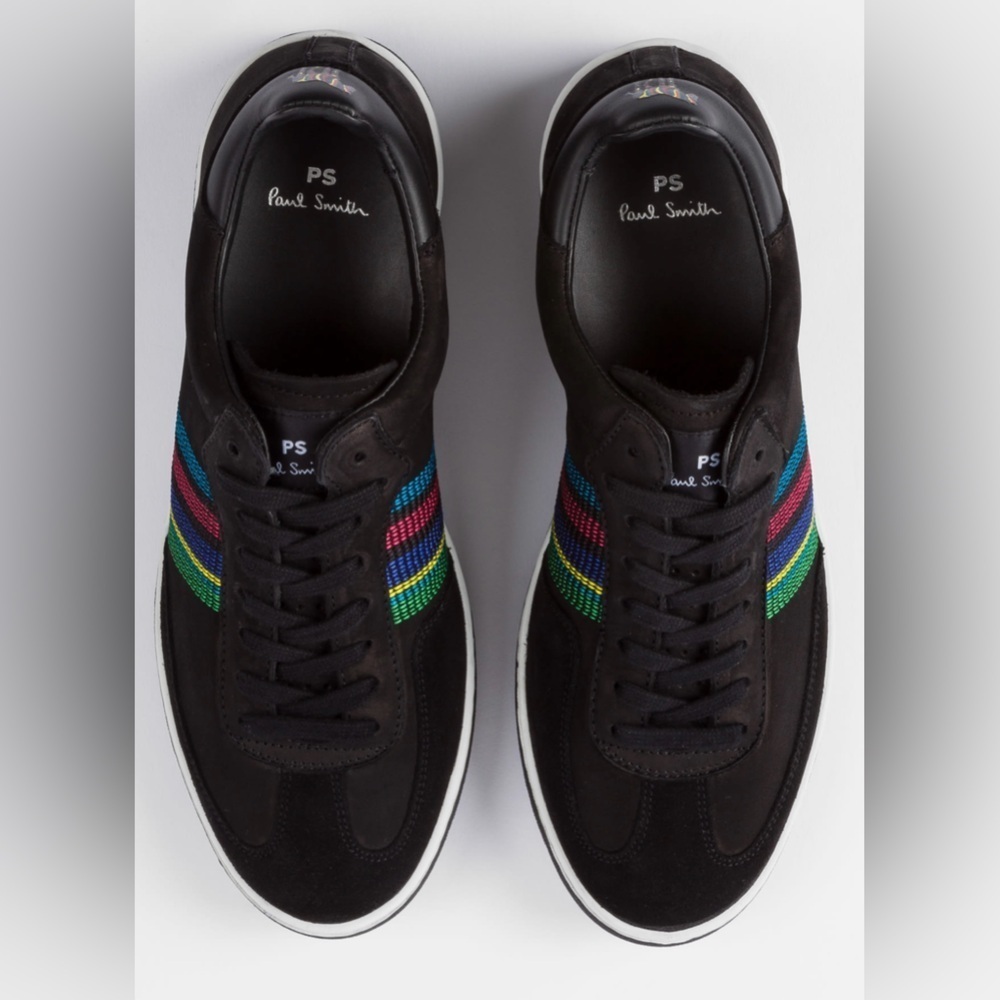 PS Paul Smith Yuki Trainers - Black Nubuck Size EU 40